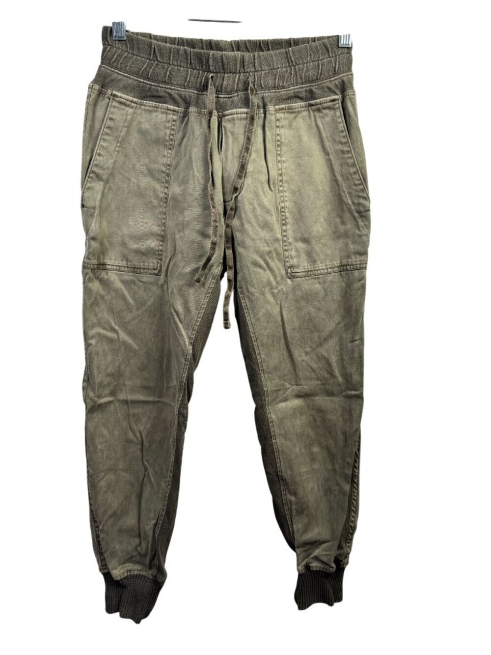 Standard James Perse Olive Jogger Pants Elastic Waist Drawstring Size 1 US Small